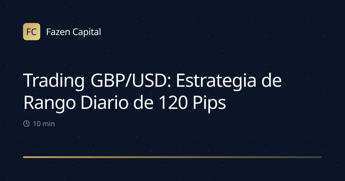 Trading GBP/USD: Estrategia de Rango Diario de 120 Pips
