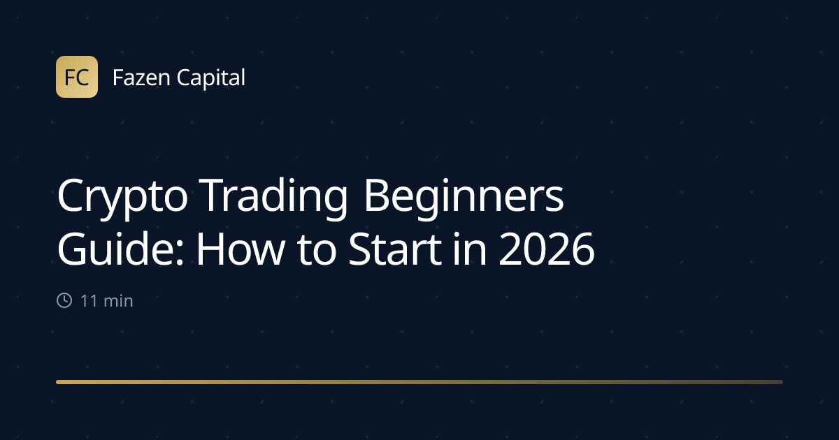 Crypto Trading Beginners Guide: How to Start in 2026