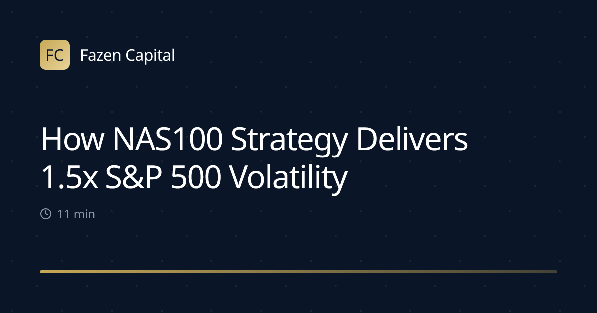 How NAS100 Strategy Delivers 1.5x S&P 500 Volatility