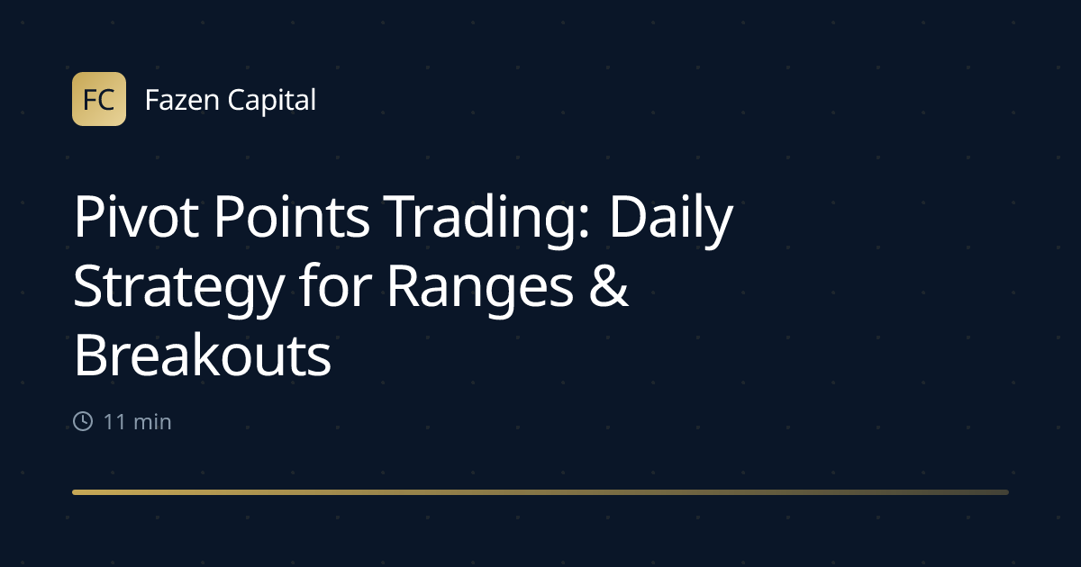 Pivot Points Trading: Daily Strategy for Ranges & Breakouts