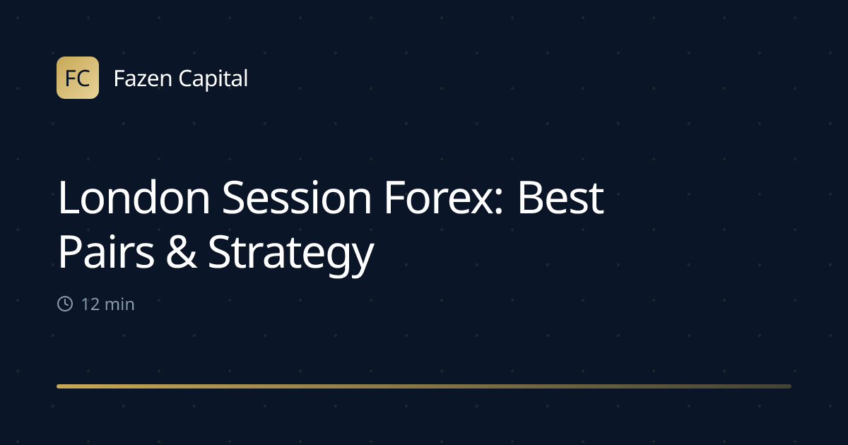 London Session Forex: Best Pairs & Strategy