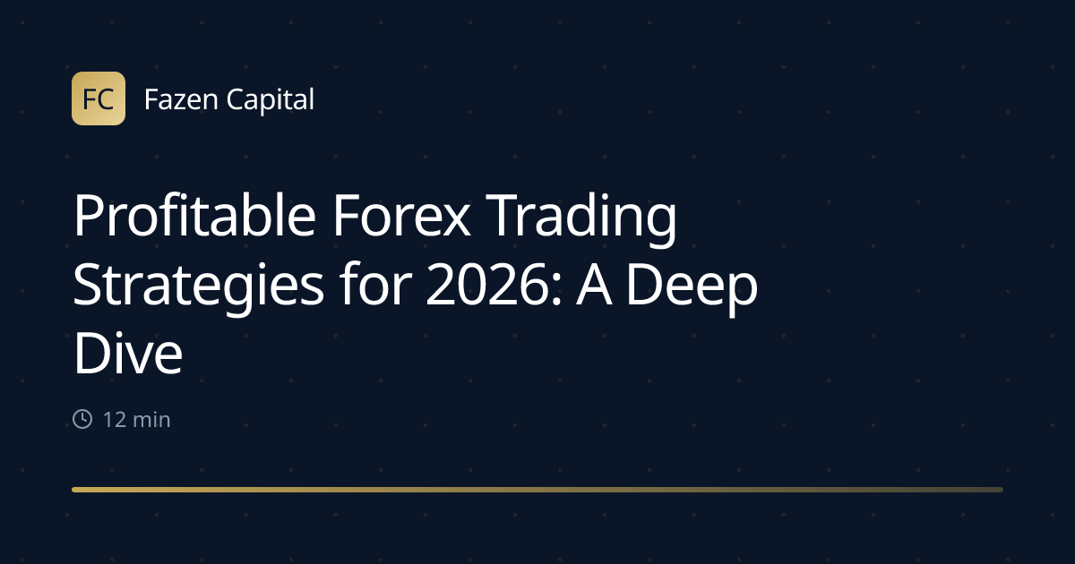 Profitable Forex Trading Strategies for 2026: A Deep Dive