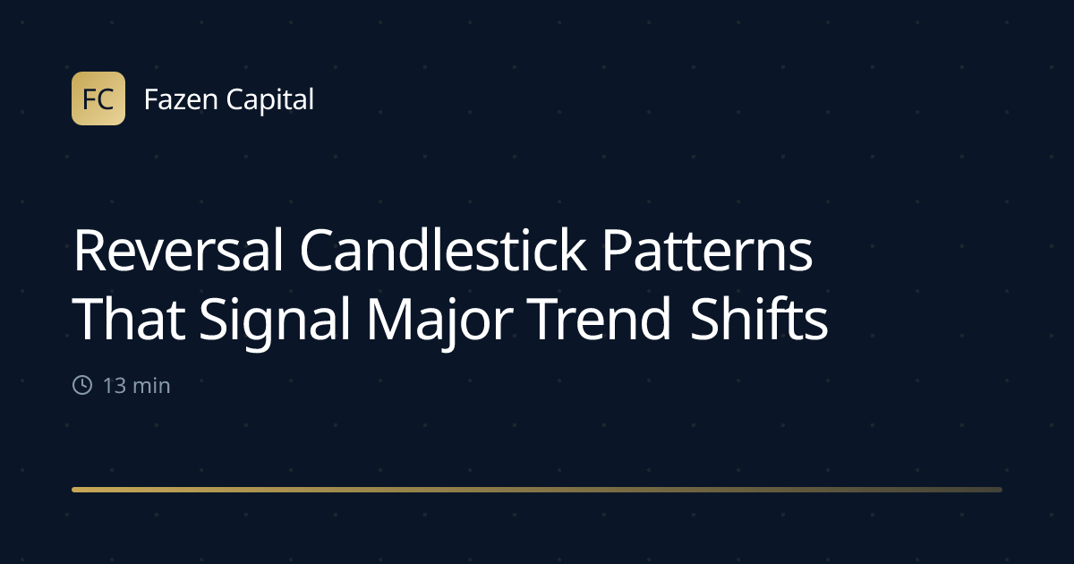 Reversal Candlestick Patterns That Signal Major Trend Shifts