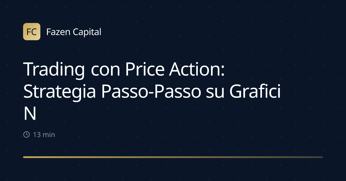 Trading con Price Action: Strategia Passo-Passo su Grafici Nudi