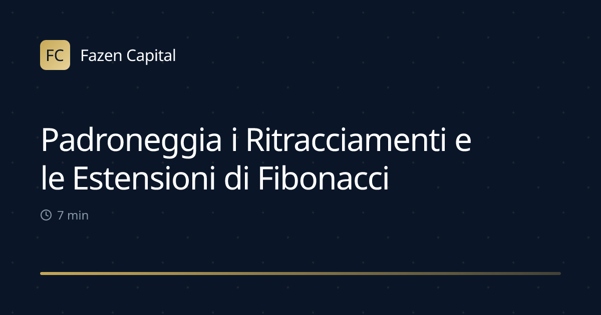 Padroneggia i Ritracciamenti e le Estensioni di Fibonacci