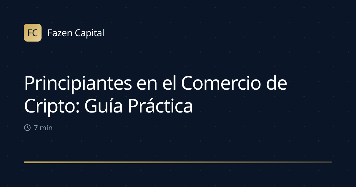 Principiantes en el Comercio de Cripto: Guía Práctica