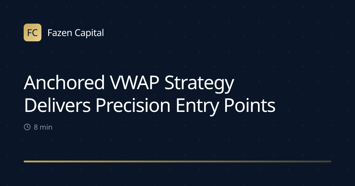 Anchored VWAP Strategy Delivers Precision Entry Points