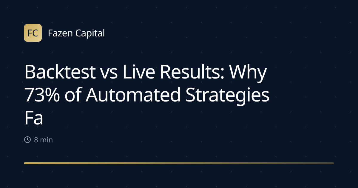 Backtest vs Live Results: Why 73% of Automated Strategies Fail